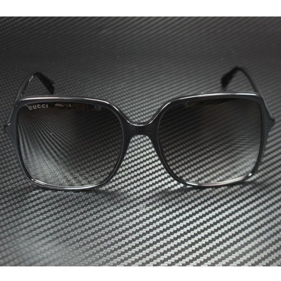 Womens Gucci Black GG Emblem Sunglasses - Picture 2 of 5